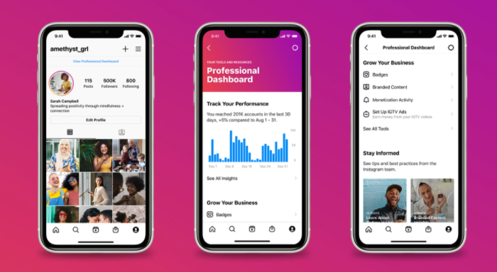 insta dashboard
